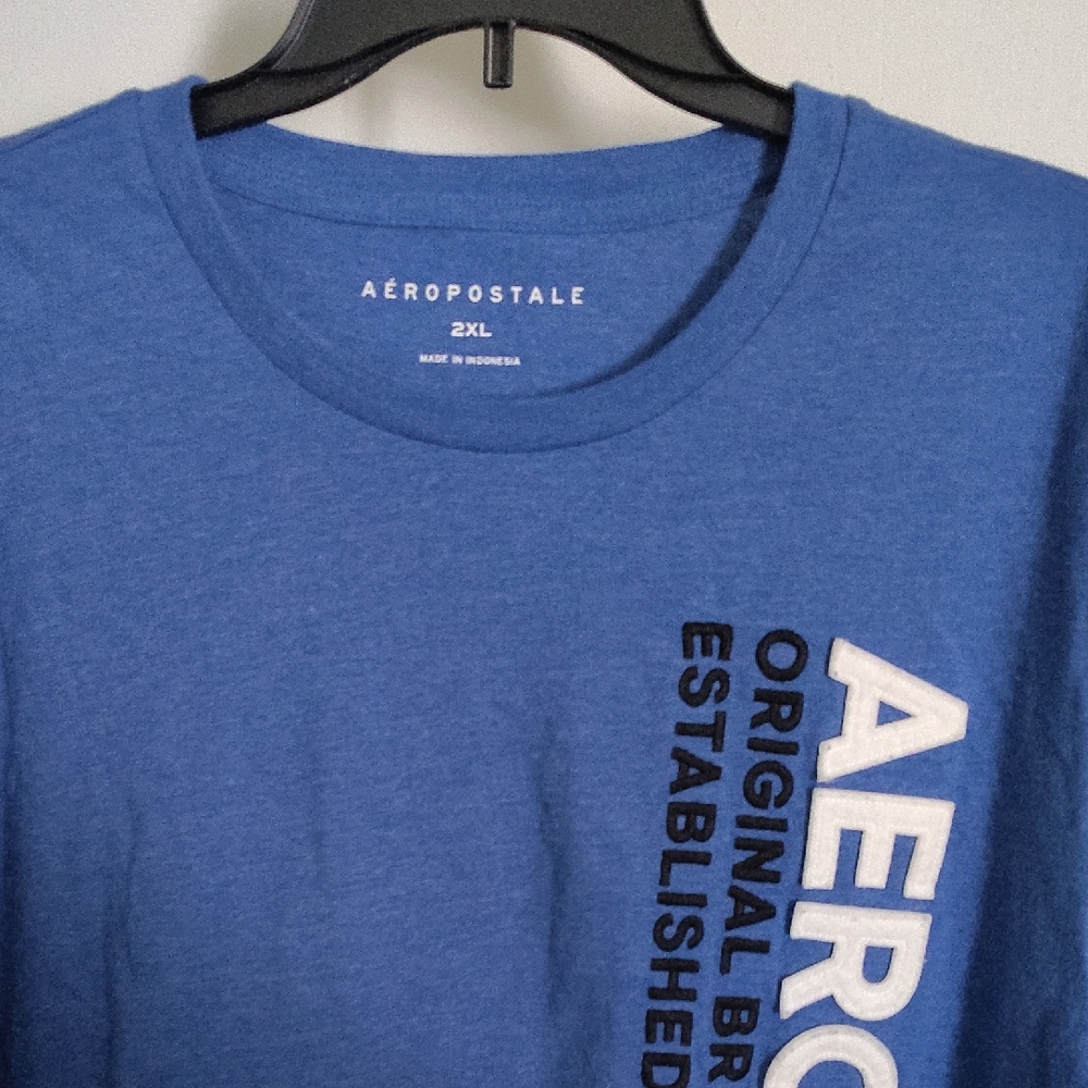 Aeropostale Blue Graphic Tee
